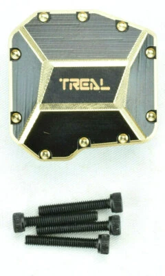 Capa diferencial Treal Axial SCX10 III latão diferencial - para eixo reto Bronco - Imagem 1 de 2
