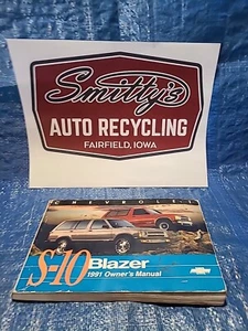 1991 CHEVROLET S-10 BLAZER OWNERS GUIDE (010) Original OEM - Picture 1 of 3