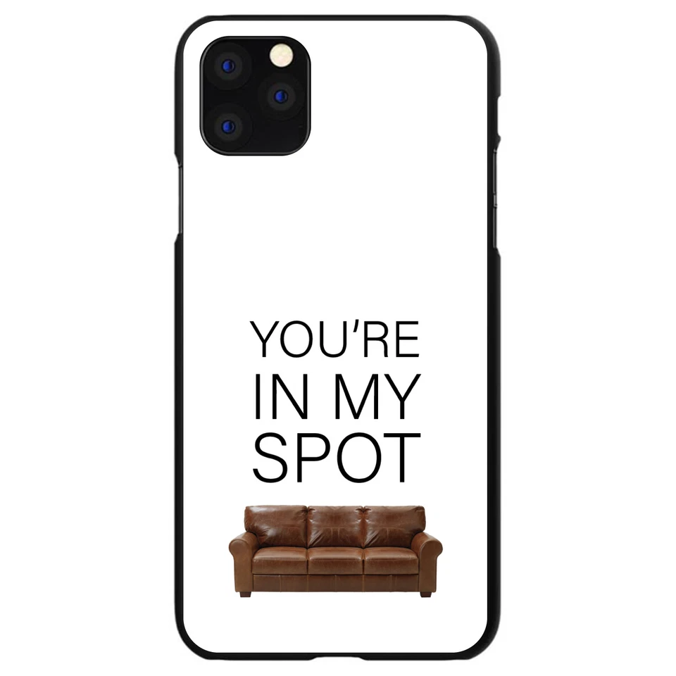 Hard Case Cover for iPhone / Samsung Galaxy Brown Couch "You're in My Spot" - Image 1 of 1