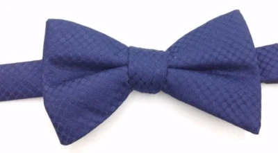 95 美元 Countess Mara 男式海军蓝圆点领结经典可调节领结 — 第 1/4 张图片