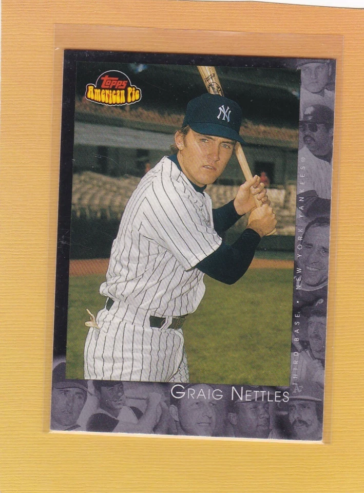 2001 TOPPS AMERICAN PIE BASEBALL GRAIG NETTLES #38 YANKEES NMMT *65192 - Image 1 of 1