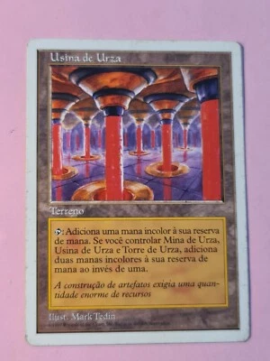 1997 | URZA'S POWER PLANT | FIFTH EDITION | PORTUGUESE | MTG | TCG | LP #C855 - Image 1 of 2