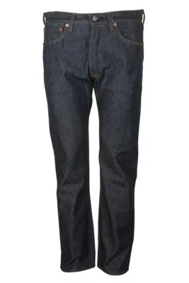 Pantalones de mezclilla Levis 501 originales para hombre encogibles con botones y tiro clásico Foto 1 de 4