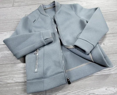 Chaqueta Polo Sport Ralph Lauren XS Gris Cremallera Completa Bolsillos Elastizada Manga Larga Moto Foto 1 de 4