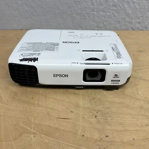 Epson VS335W WXGA 3 LCD Projector Tested and Working 100 Lamp Hrs NO REMOTE - Picture 1 of 5