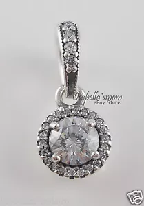 Classico Eleganza Originale PANDORA Argento Vintage Cut Ciondolo 390379CZ New W - Foto 1 di 3