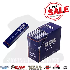Cartine OCB Ultimate Lunghe King Size Slim Ultrathin 50 Libretti - Foto 1 di 3
