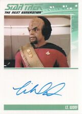 Star Trek Inflexions Starfleet’s Finest, Michael Dorn (Lt. Worf) Autograph Card