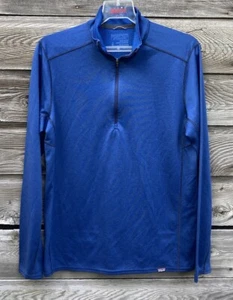 Patagonia Shirt Men’s LARGE Capilene Baselayer Polartec 1/4 Zip - Picture 1 of 6