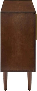 Crosley Furniture Everett Console Cabinet, Mahogany - Picture 1 of 8