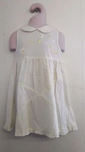 Lovely Lemon Yellow Sleeveless Pretty Dress from Abella - Age 2 years - BNWT! - Picture 1 of 3
