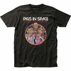 The Muppets Pigs In Space T Shirt Licensed Disney Cartoon Movie Tee New Black