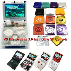 2023 Easy Drop in 3.0 Inch Backlight V5 IPS LCD Mod Game Boy Advance SP Console - Picture 1 of 179