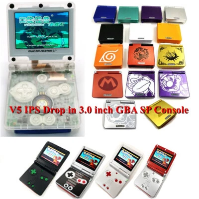 2023 Easy Drop in 3.0 Inch Backlight V5 IPS LCD Mod Game Boy Advance SP Console - Image 1 of 4