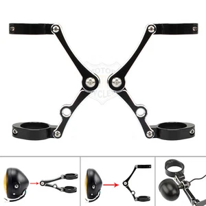 2X Motorcycle 39mm-41mm Headlight Bracket Mount Clamp Fork Tube Spotlight Holder - Bild 1 von 16