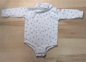 Peek A Babe 3/6 Month One Piece Long Sleeve With Snowflake Design Preowned - Bild 1 von 8