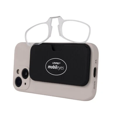 Loopies Mobileyes Pince Nez ultradünne & leichte Lesebrille zum Befestigen am Handy