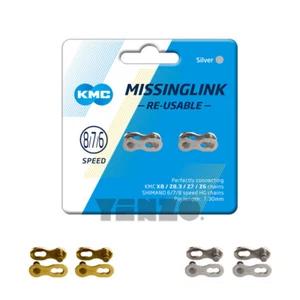 2 Pairs KMC Chain Missing Link 6/7/8 Speed Chain Master Links X8/Z8.3/Z7/Z6 - Picture 1 of 4