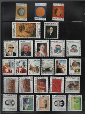 Venezuela: 1985-1990; Lot of 6 cmplete set, mint NH.  VZ2579 - Image 1 of 2