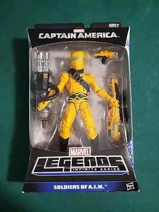 MARVEL LEGENDS Captain America Soldiers Of AIM INFINITE SERIES MANDROID BAF NIB - Picture 1 of 1