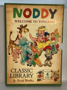 NODDY WELCOME TO TOYLAND CLASSIC LIBRARY 4 BOOK Box Set ENID BLYTON Hardcover - Picture 1 of 13