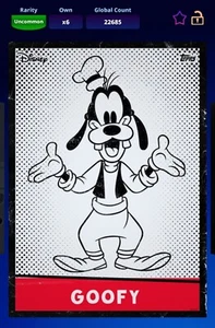 3 Digital Topps Goofy Cards, Digital Card. READ DESCRIPTION! - Picture 1 of 3