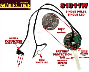 SCALELIKE S1011W BRIGHT WHITE STROBE LIGHT PROUDLY BUILT IN AMERICA NIB - Picture 1 of 1