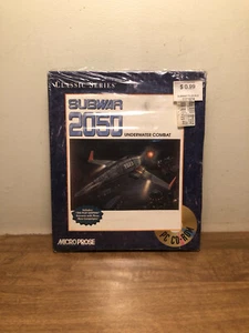 Microprose: Subwar 2050, Future Submarine Warfare, 1994 for DOS on CD-ROM in Box - Picture 1 of 12
