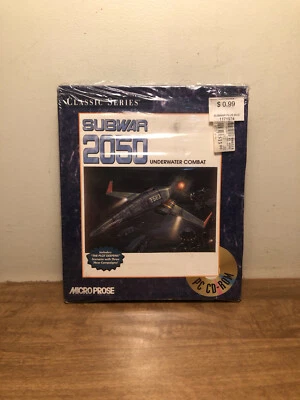 Microprose: Subwar 2050, Future Submarine Warfare, 1994 for DOS on CD-ROM in Box - Image 1 of 4