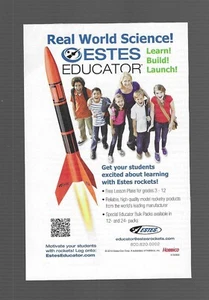 Estes Erzieher/Estes Raketen "Lernen! bauen! Launch!" Printwerbung 2013 - Bild 1 von 1