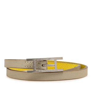 HERMES B-Api Double Tour Reversible Bracelet #M Women 【Used】 - Picture 1 of 7