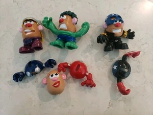 Playskool Friends Marvel Avengers Mr Potato Head Thor, Iron Man, Hulk Lot Of 14 - Picture 1 of 8