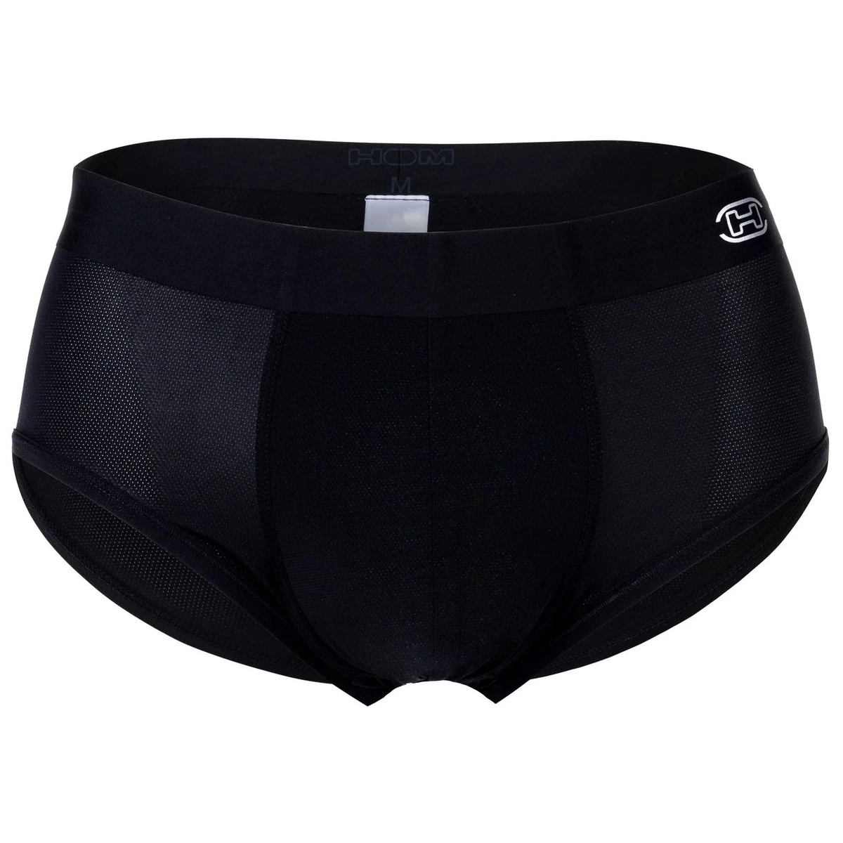 Slip Micro Confort Mekong HOM - Imprimé Géométrique Bleu - Matière Douce Et Soyeuse