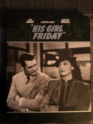 His Girl Friday (1940) 4K UHD Ultra HD + Blu-ray 2024 Columbia w/ Slipcover - Image 1 of 3