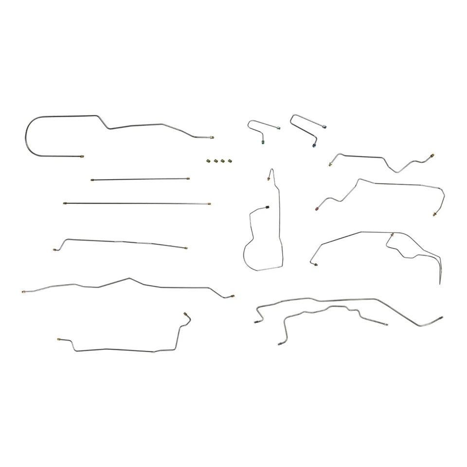 1995-98 Chevrolet GMC Truck C2500 Standard Cab Longbed Brake Line Kit Stainless - Image 1 of 4
