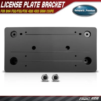 Soporte de matrícula delantero para BMW F32 F33 F36 428i 430i Gran Coupé 435i 440i Foto 1 de 4
