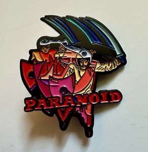 Black Sabbath Paranoid Enamel Pin 2020 OFFICIAL Ozzy Osbourne Rare New LIMITED - Picture 1 of 2