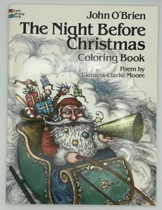 John O Brien The Night Before Christmas Dover Coloring Book - Picture 1 of 8