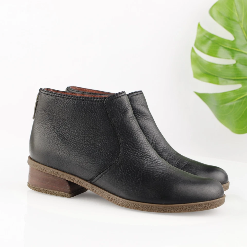 Bota Dansko Becki para Mujer Talla 41 10 Botín de Cuero Negro Tacón Bloque Cómoda Informal Foto 1 de 4