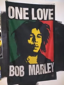 Fabric Bob Marley Poster Year 2000 - Picture 1 of 1