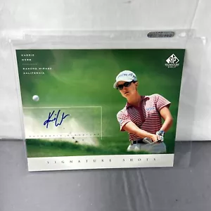Karrie Webb certified autographed signed 2004 SP Signature 8x10 Card (KW1) - Picture 1 of 20