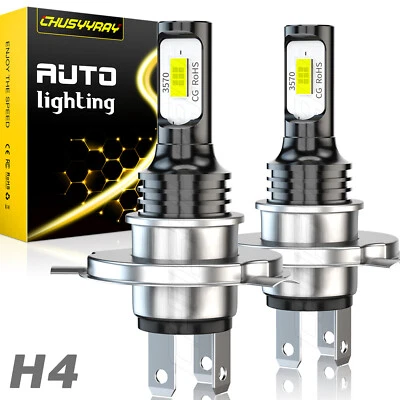 H4 Bombillas LED Faro Motocicleta Para Honda CBR600F Hurricane 1990 CBR600F3 1995 Foto 1 de 4