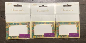 Caspari Christopher’s Christmas Placecards By Christopher Radko 3pkgs./30 Total - Picture 1 of 5