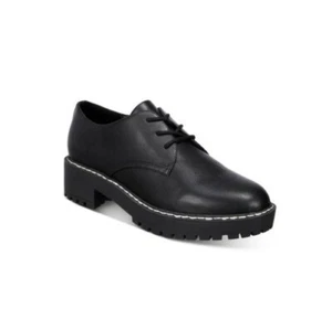 Wild Pair Womens 9.5 M Black Rainee Lace Up Oxford Dress Shoes NIB HJ6 - Picture 1 of 4