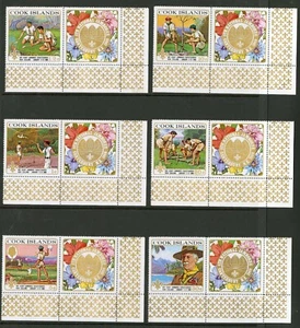 Cook Islands 1969 Scott # 248-253 Mint Never Hinged Corner Margins - Picture 1 of 1