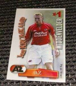 JAN KROMKAMP # AZ / HOLLAND & LIVERPOOL - TRADE CARD - MAGIX BOX INTERNATIONAL