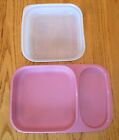 Tupperware Meal Mate Container with Seal NEW Dusty Rose Mauve
