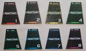 Twilight Imperium 3. Inaktive Strategiekarten Fantasy Science Fiction Brettspiel - Bild 1 von 2