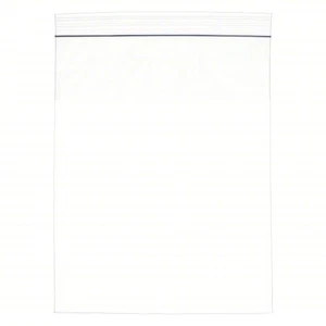 5CNX2A Reclosable Poly Bag Zipper Seal 12" X 9", 4 Mil, Clear, Pk1000 - Picture 1 of 1
