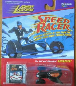 1997 Johnny Lighting Speed Racer Evil & Diabolical ASSASSIN! w/ Cel #15